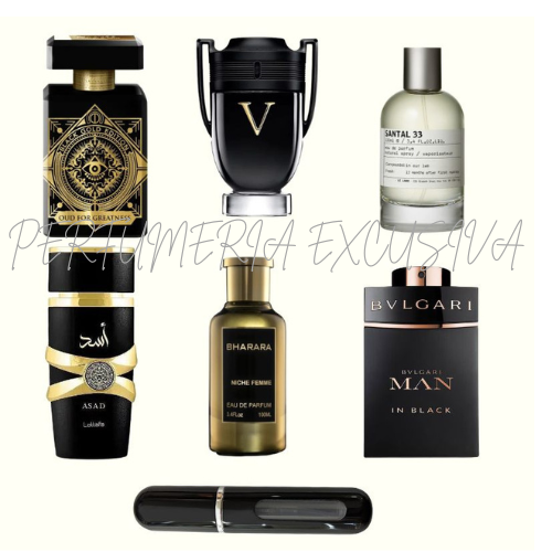 Kit (6 perfumes para hombre+perfumero)